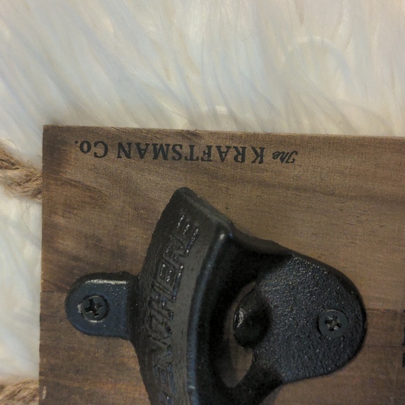 It's always beer time the kraftsman co. Bottle opener cap jar 🫙 - Picture 3 of 8